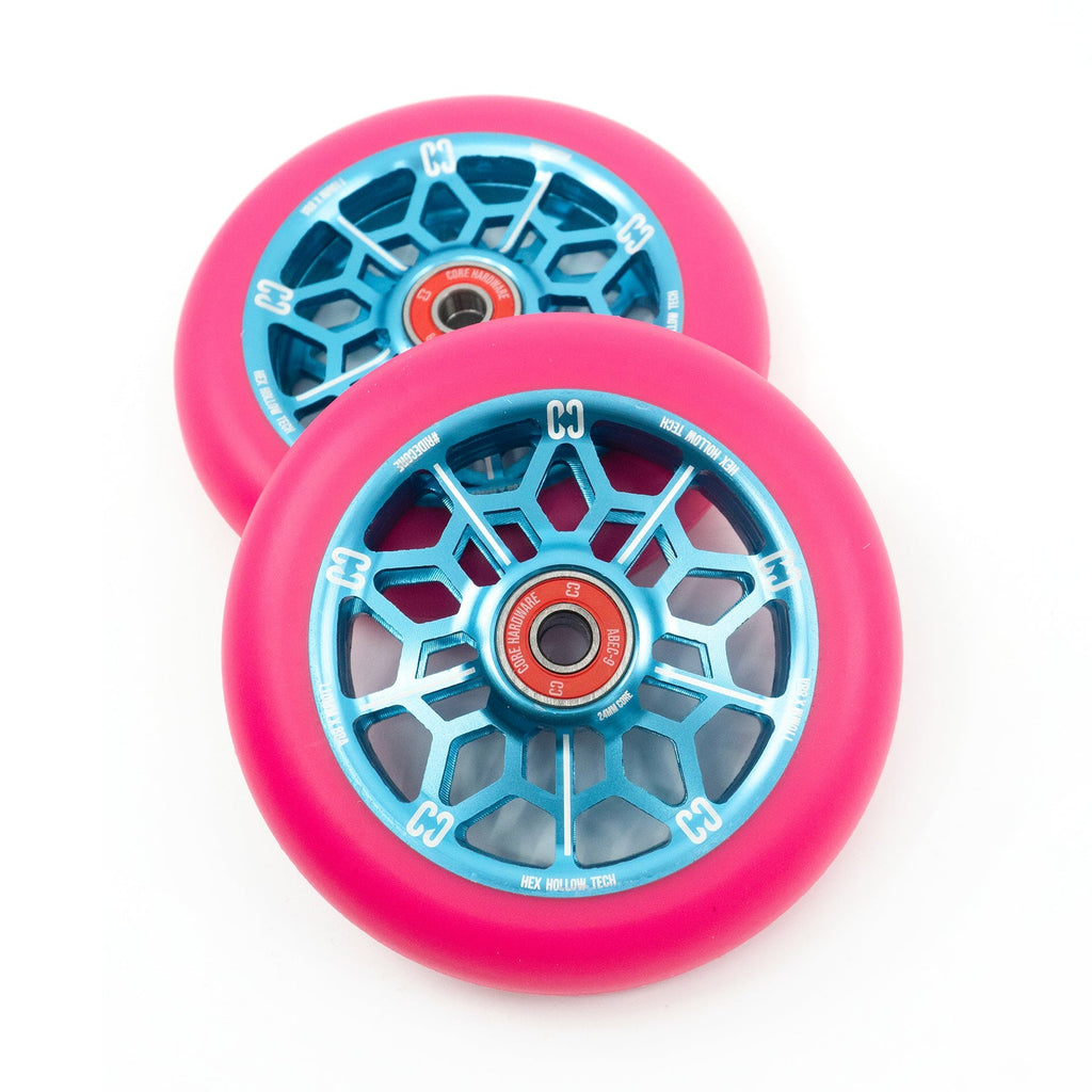 CORE Wheel CORE Hex Hollow Stunt Scooter Wheel 110mm – Pink/Blue