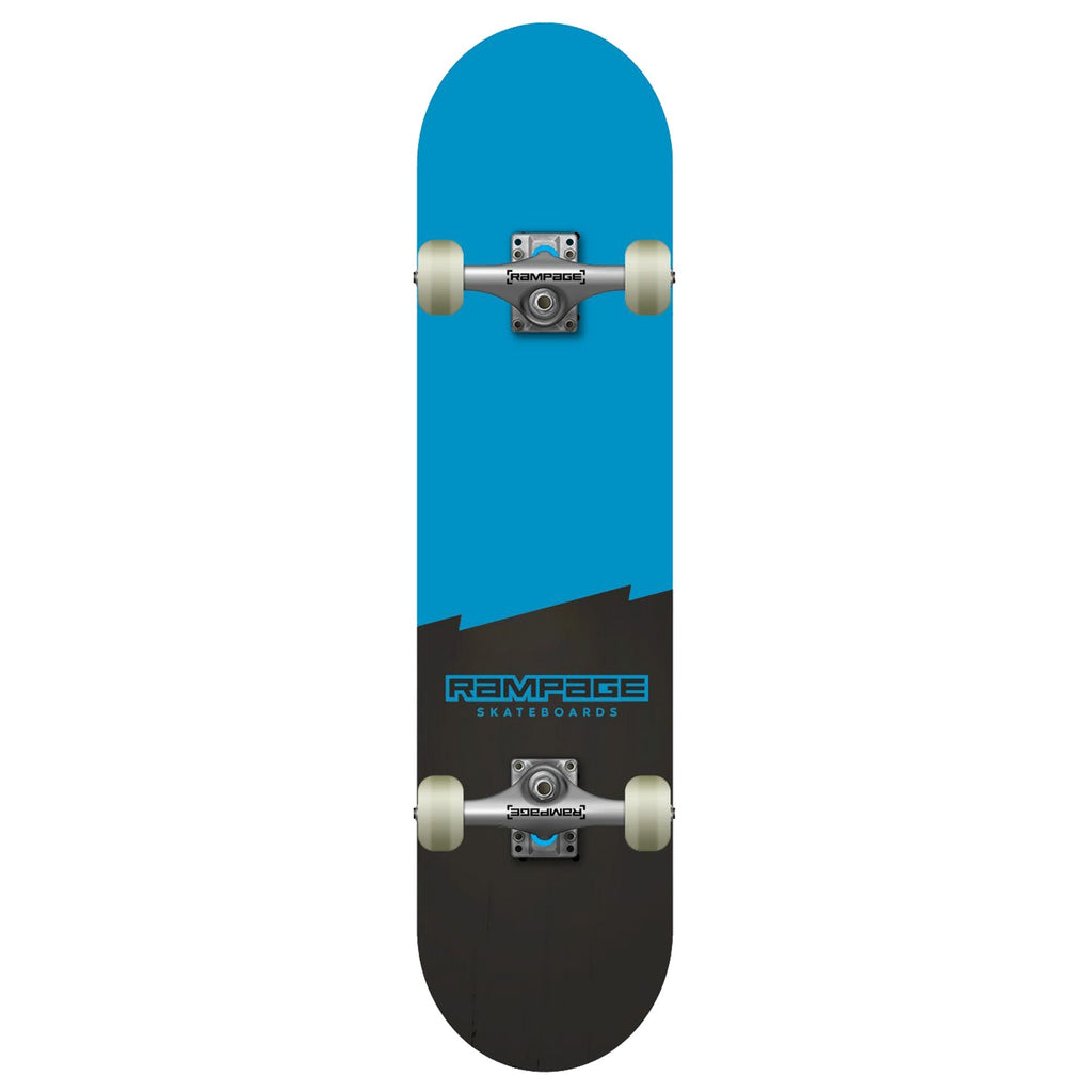 Rampage skateboard Rampage Plain Third Complete Skateboard - Blue - 2 SIZES