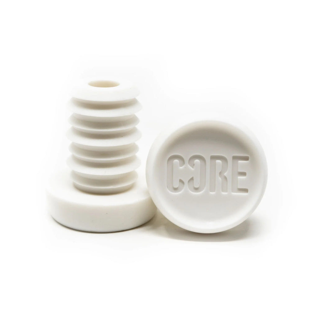 CORE Scooter Bar Ends CORE Bar Ends for Aluminium Bars - White - PACK OF 20