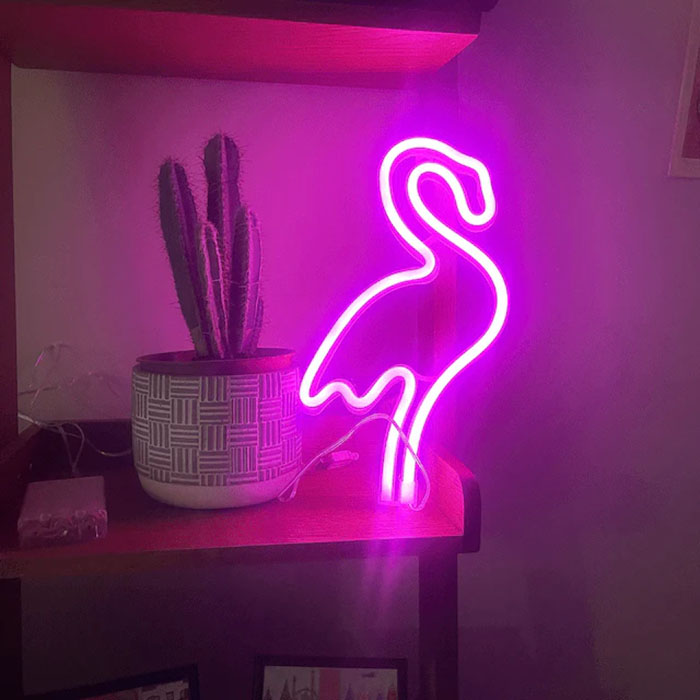 SWAG Distribution Litely Flamingo LED Neon Sign