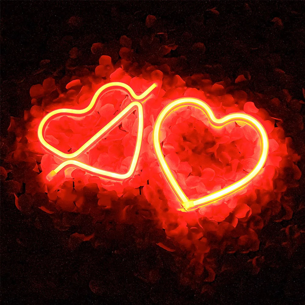 SWAG Distribution Litely Heart LED Neon Sign - Red