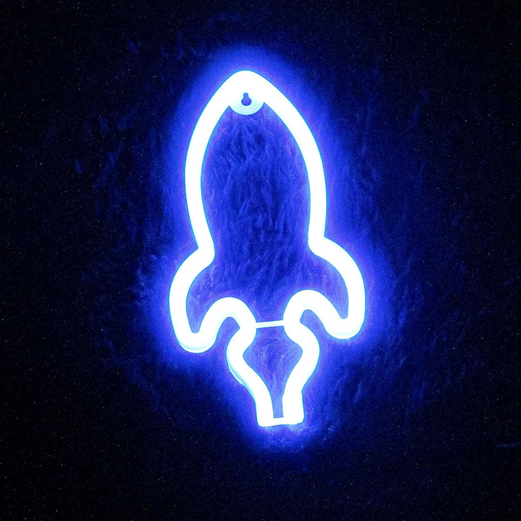 SWAG Distribution Litely Rocket LED Neon Sign - Blue