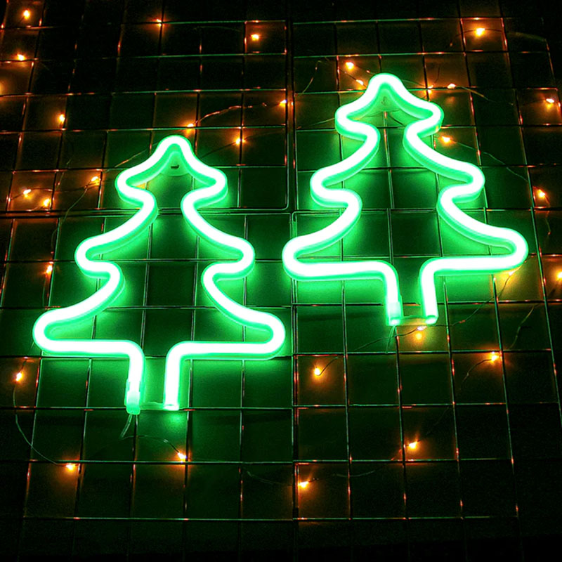 SWAG Distribution Litely Xmas Tree LED Neon Sign - Green