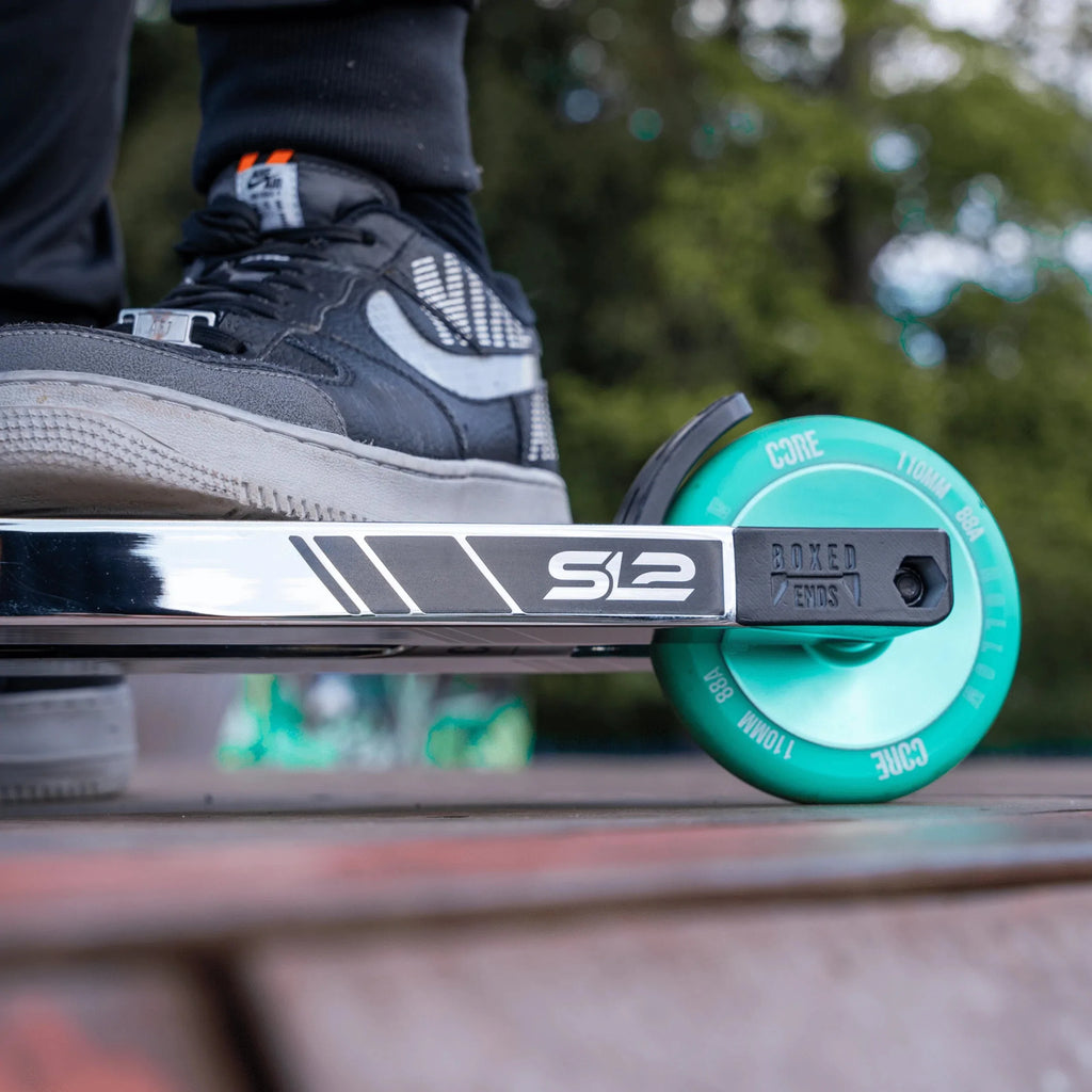 CORE Action Sports CORE SL2 Complete Stunt Scooter – Chrome/Teal