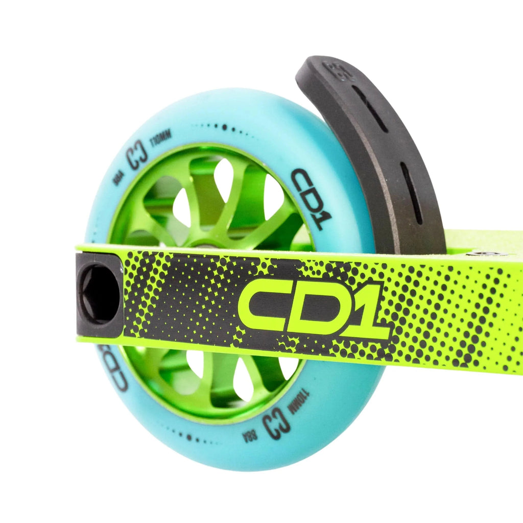 CORE Action Sports Riding Scooters CORE CD1 Complete Stunt Scooter – Lime/Teal