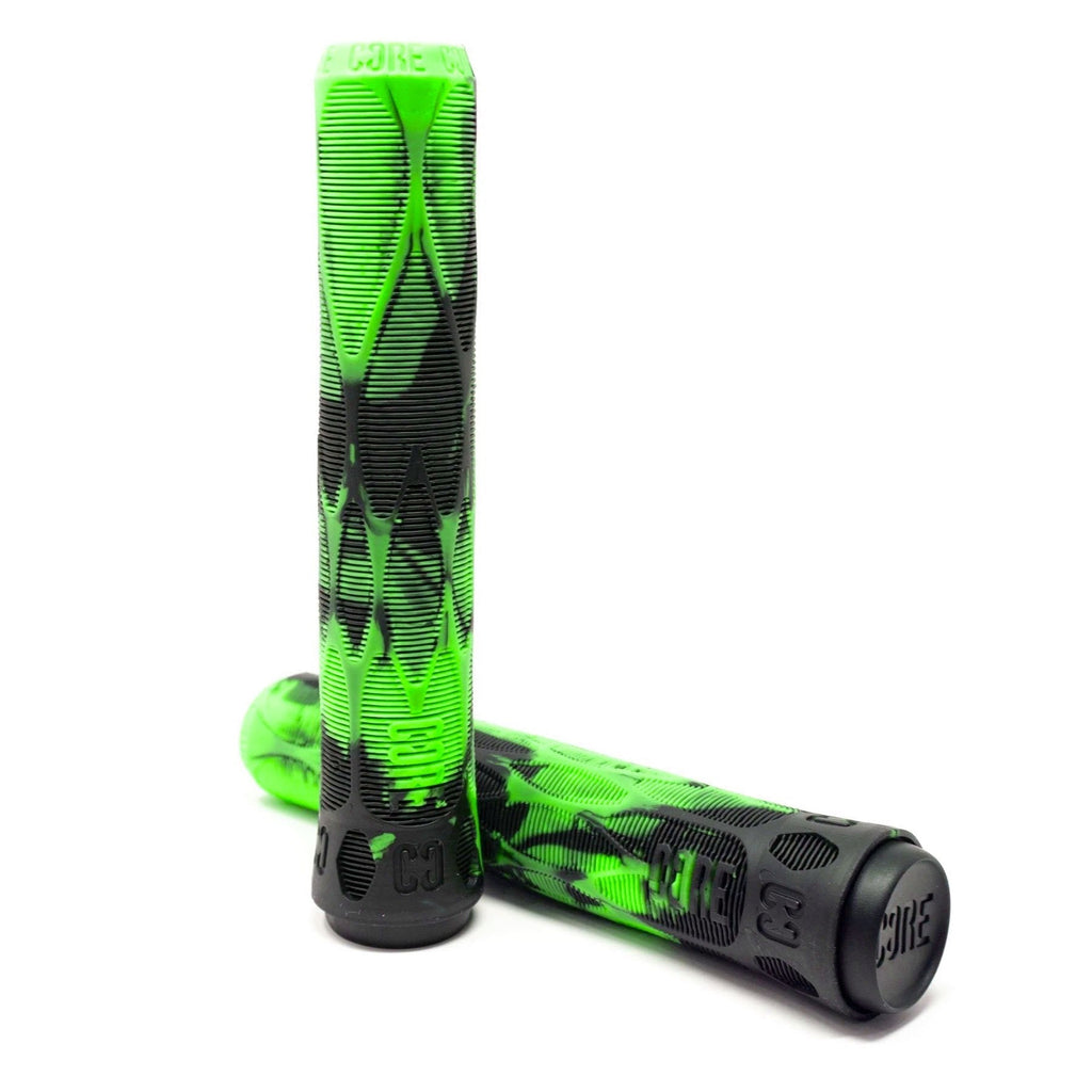 CORE Scooter Grips CORE Pro Handlebar Grips, Soft 170mm - Hulk (Green/Black)