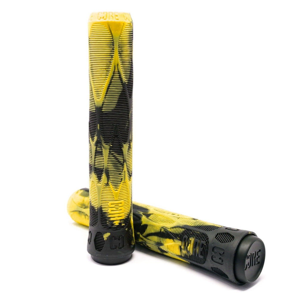 CORE scooter grips CORE Pro Handlebar Grips, Soft 170mm - Wasp (Yellow/Black)