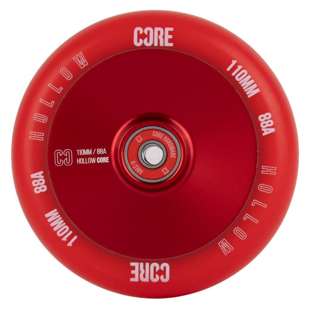 CORE Scooter Wheel CORE Hollow Stunt Scooter Wheel V2 110mm - Red