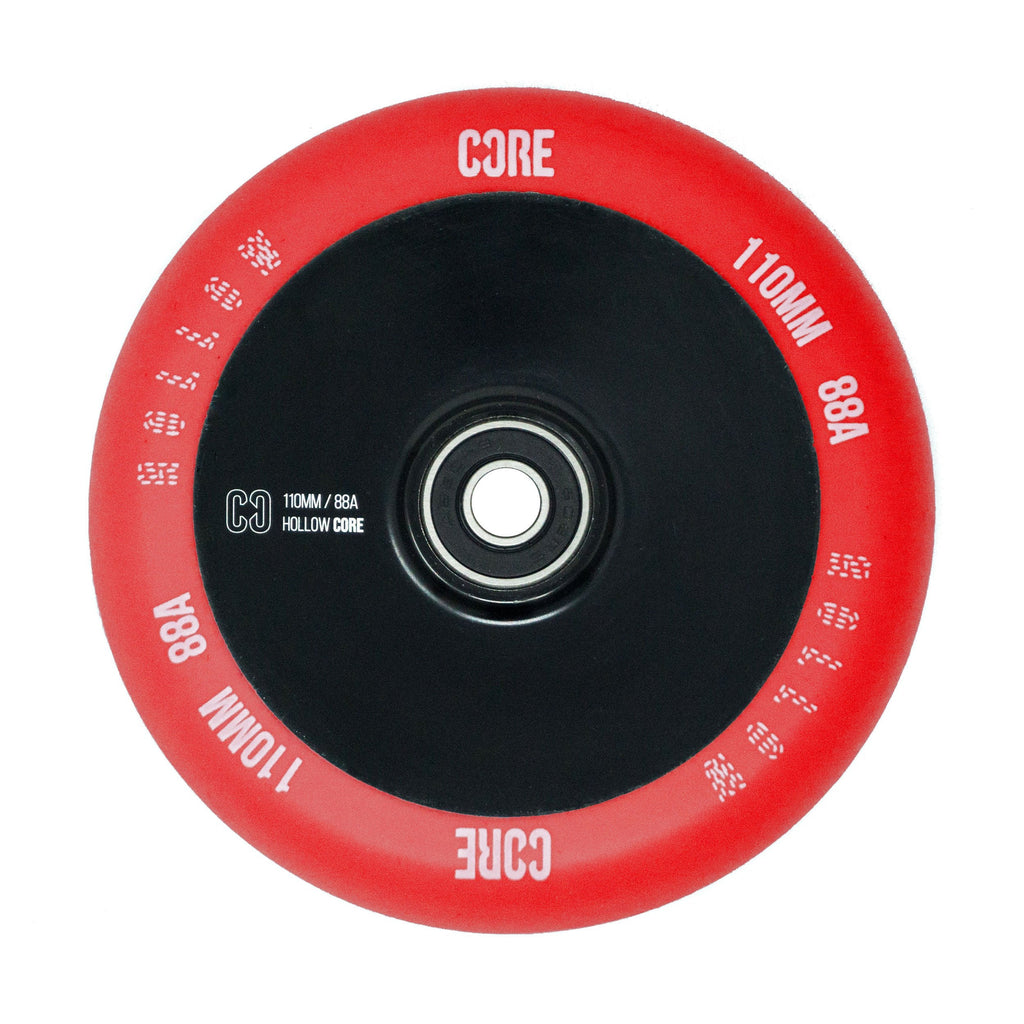 CORE Scooter Wheel CORE Hollow Stunt Scooter Wheel V2 110mm - Red/Black