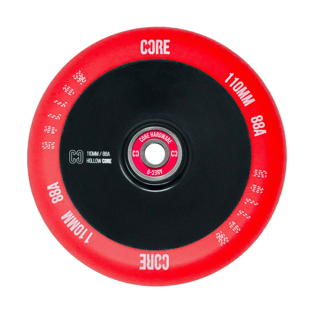 CORE Scooter Wheel CORE Hollow Stunt Scooter Wheel V2 110mm - Red/Black