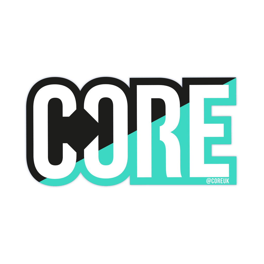 CORE Sticker Core Sticker - Teal/ Black