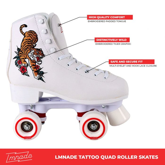 LMNADE LMNADE Tattoo Quad Roller Skates - Tiger