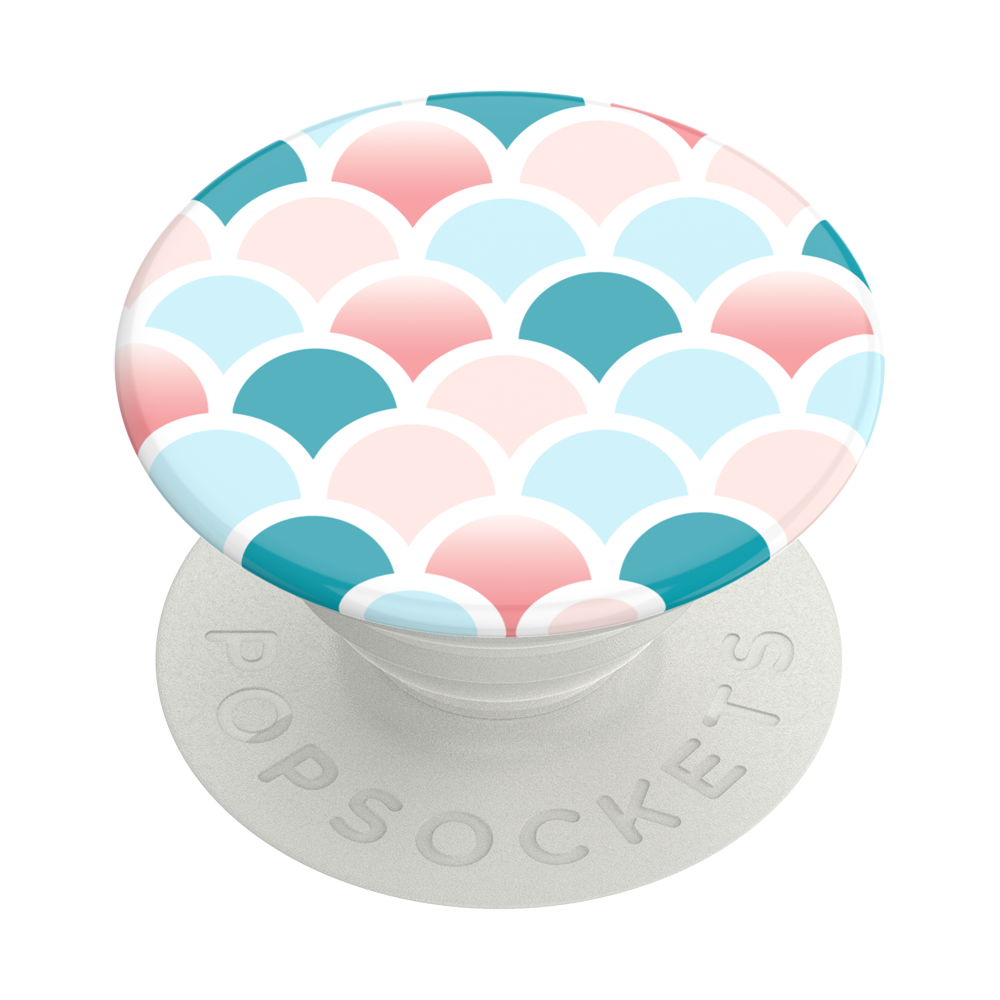 PopSockets Mobile Phone Stands Meriminial Aqua Gloss PopGrip - PACK OF 4