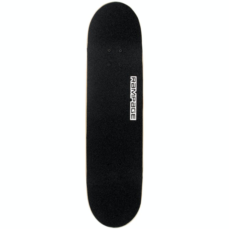 Rampage skateboard Rampage Block Logo Black / Grey Complete Skateboard - 8"