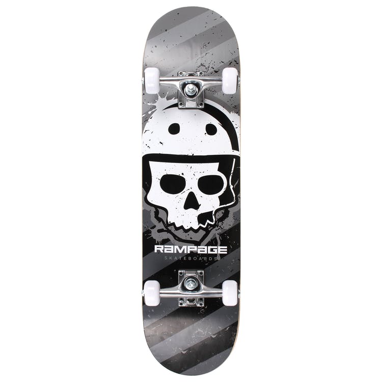  Rampage Bonehead Complete Skateboard - Black