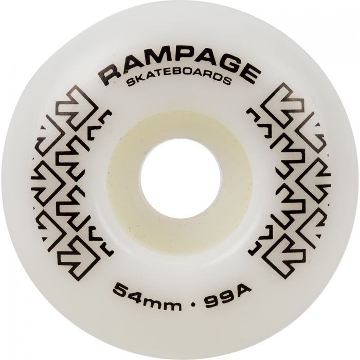 RAMPAGE Skateboard Wheels *NEW* Rampage Skateboard Wheels 99A - 54 x 31mm - 2 COLOURS