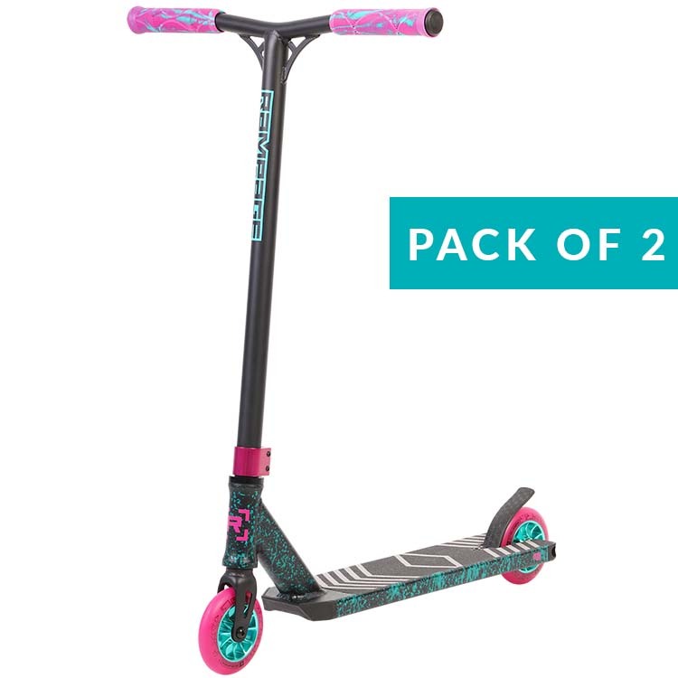 Rampage Stunt Scooter *NEW* Rampage R2 Complete Stunt Scooter Ano Splat Teal - PACK OF 2